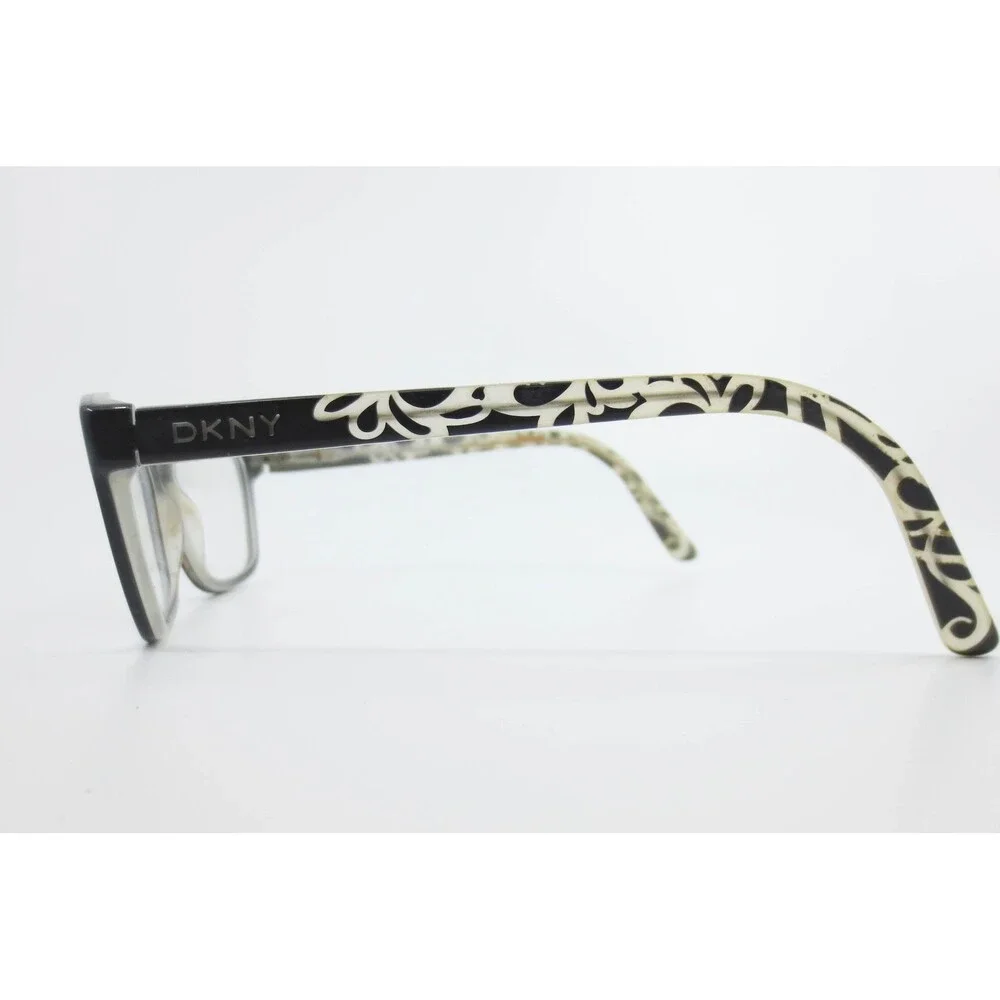 DKNY DY4649 3582 Black Scrollwork Rectangular Eyeglasses Frames 53-16-140